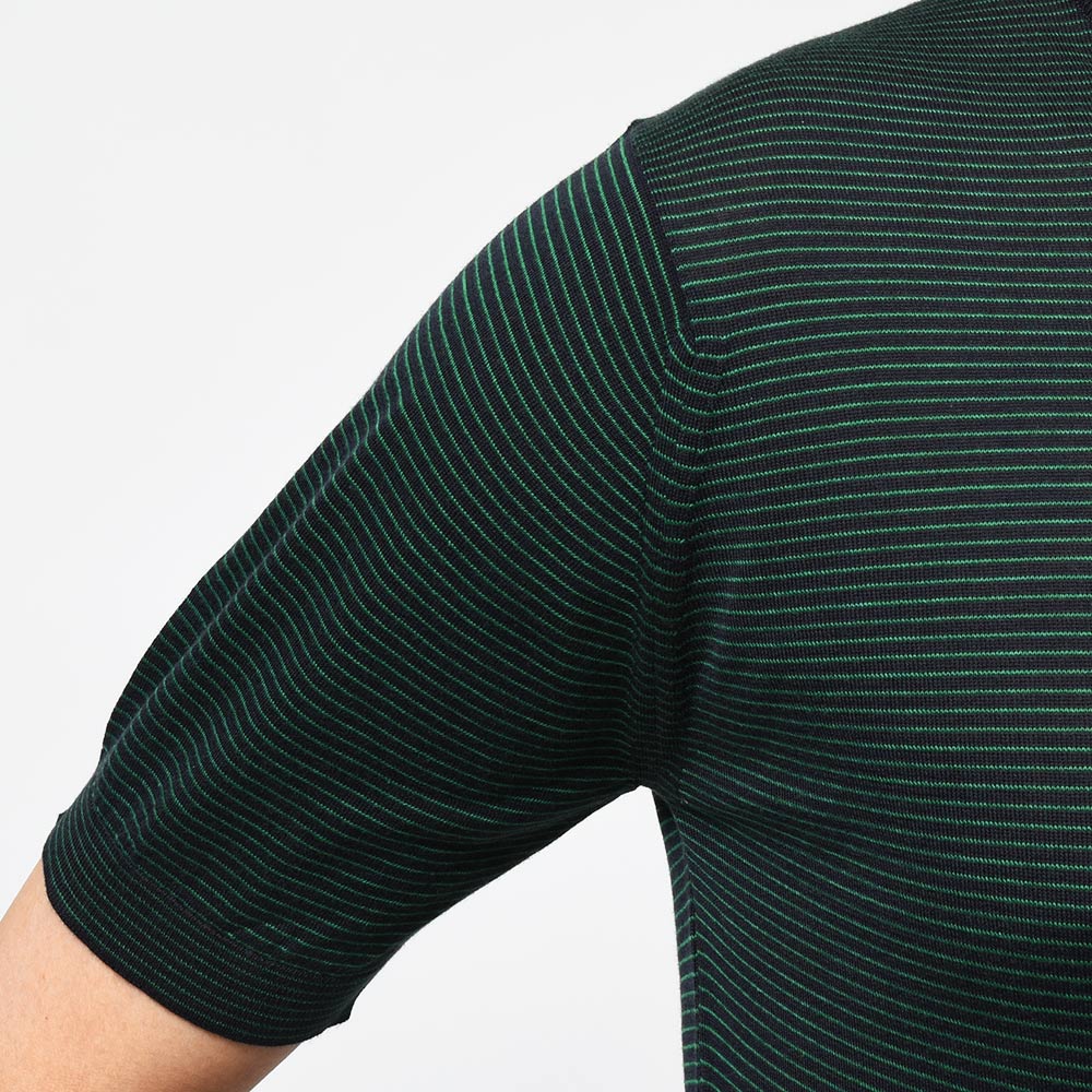 JOHN SMEDLEY ジョンスメドレー S4630 シーアイランドコットン 30ゲージ マイクロボーダー モックネック ニット JOHN と SMEDLEY シャツ39 パンツ48 32インチ