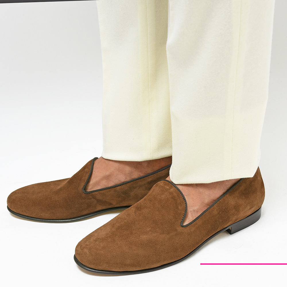 il mocassino イル モカシーノ CAPALBIO カーフ スエード ローファー 