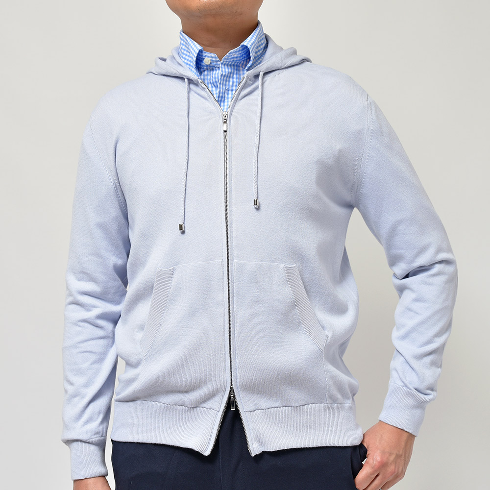 Settefili Cashmere セッテフィーリ カシミア コットン ジップアップ 