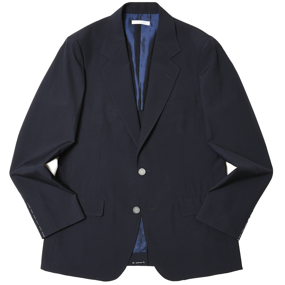 在庫限りの特価 garoh ガロウ garoh jacket01 SUPER120´sウール ポプリン 2Bブレザー
