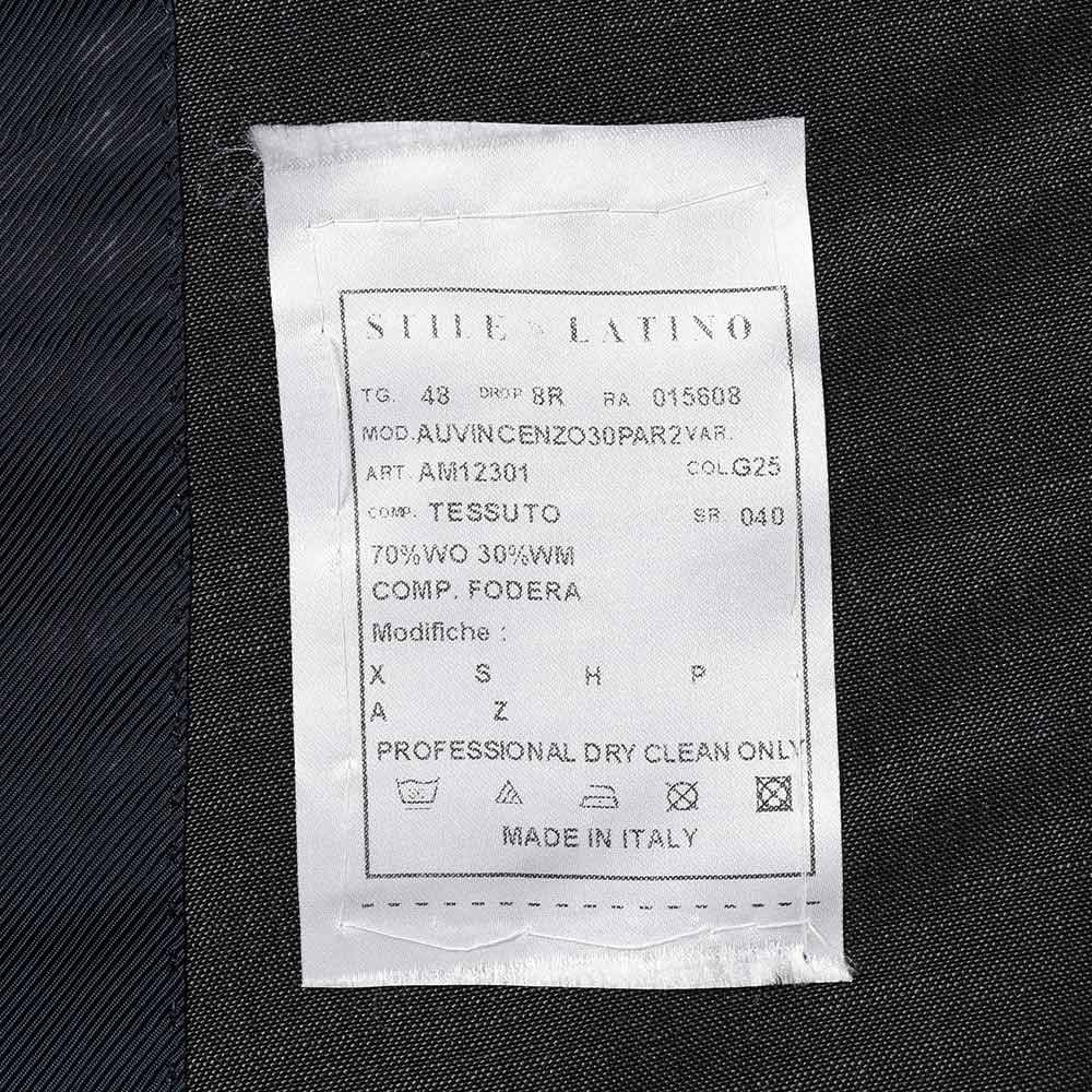 STILE LATINO スティレ ラティーノ ウール モヘヤ ピンヘッド 1プリーツ シングル3Bスーツ VINCENZO |  | 16