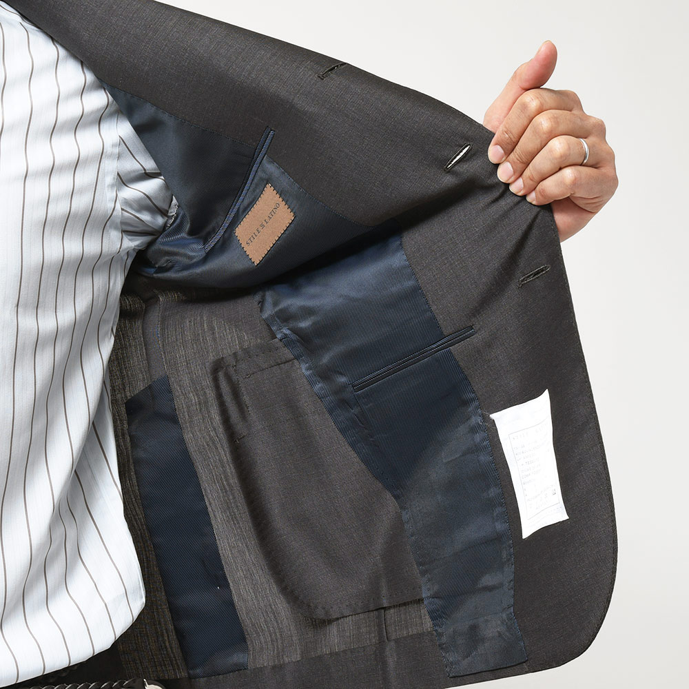 STILE LATINO スティレ ラティーノ ウール モヘヤ ピンヘッド 1プリーツ シングル3Bスーツ VINCENZO |  | 05