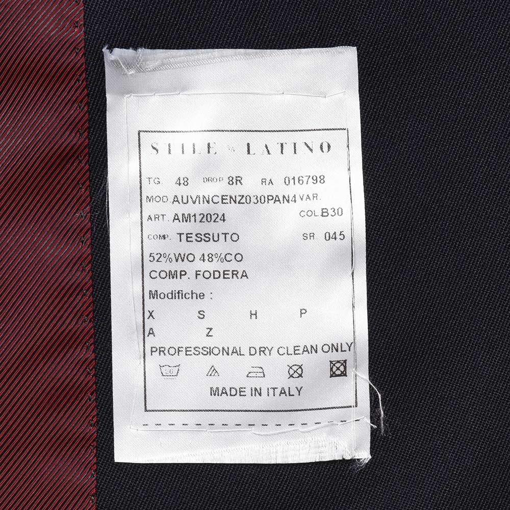 STILE LATINO スティレ ラティーノ ウール コットン ギャバジン 1プリーツ シングル3Bスーツ VINCENZO |  | 17