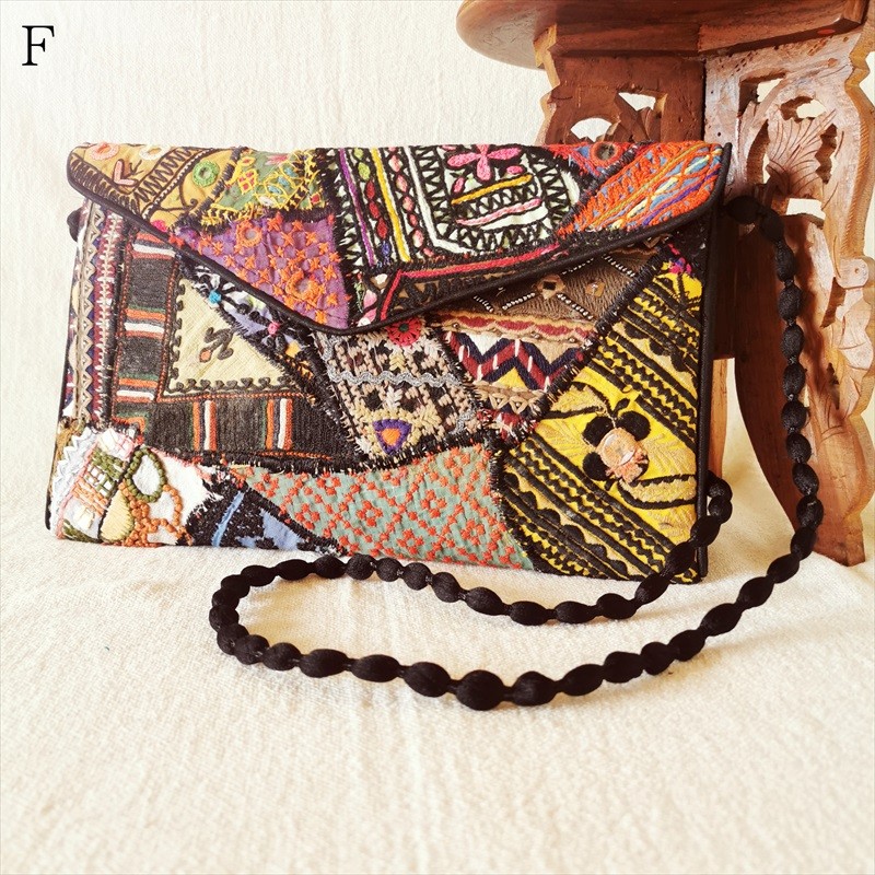パキスタンOldFabric ShoulderBag☆1点物 6Pattern エスニック