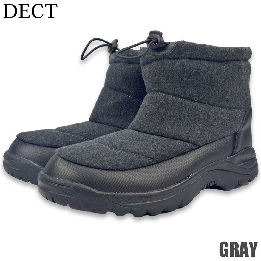 スノーブーツ スノーシューズ ブーツ メンズ レインブーツ ショート ミドル丈 雨靴 防水 防滑 撥水 防寒 軽量 厚底 DECT デクト ブランド |  | 02