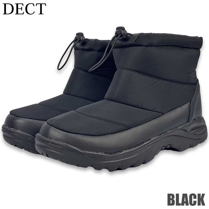 スノーブーツ スノーシューズ ブーツ メンズ レインブーツ ショート ミドル丈 雨靴 防水 防滑 撥水 防寒 軽量 厚底 DECT デクト ブランド |  | 01