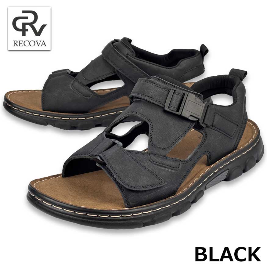 サンダル メンズ 厚底 スポーツサンダル コンフォートサンダル ベルクロサンダル オフィスサンダル スリッポン 軽量 ブランド |  | 01