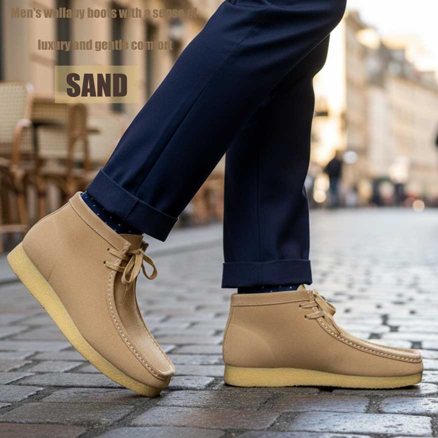 ブーツ メンズ ワラビーブーツ チャッカブーツ デザートブーツ