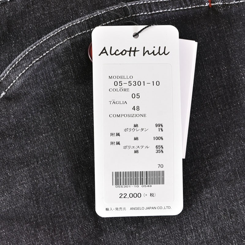 セール 30%OFF ALCOTT HILL アルコットヒル デニムパンツ メンズ 2020