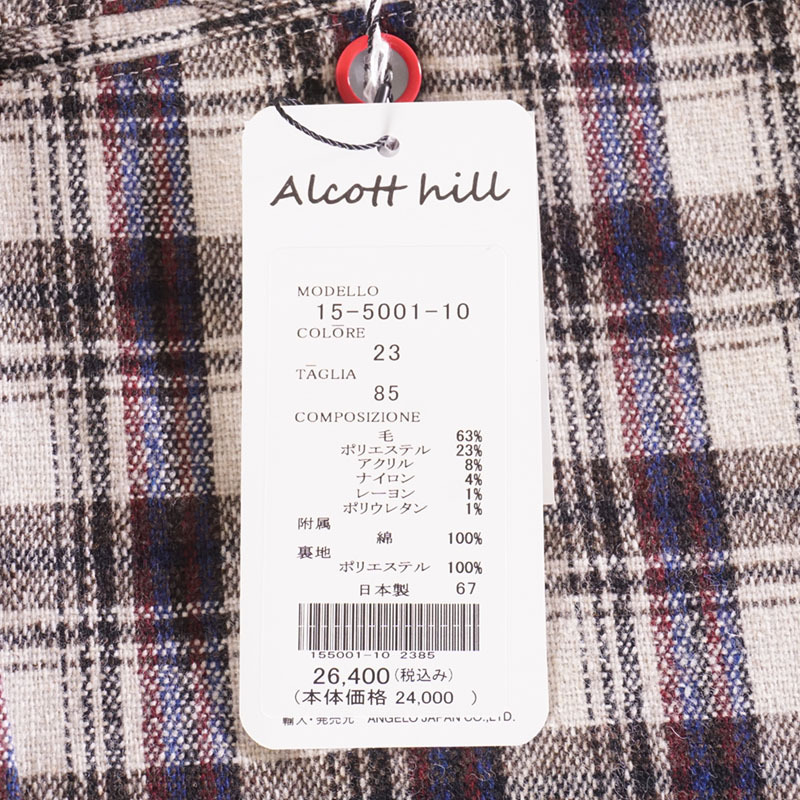 セール 30%OFF ALCOTT HILL アルコットヒル ロングパンツ メンズ 秋冬