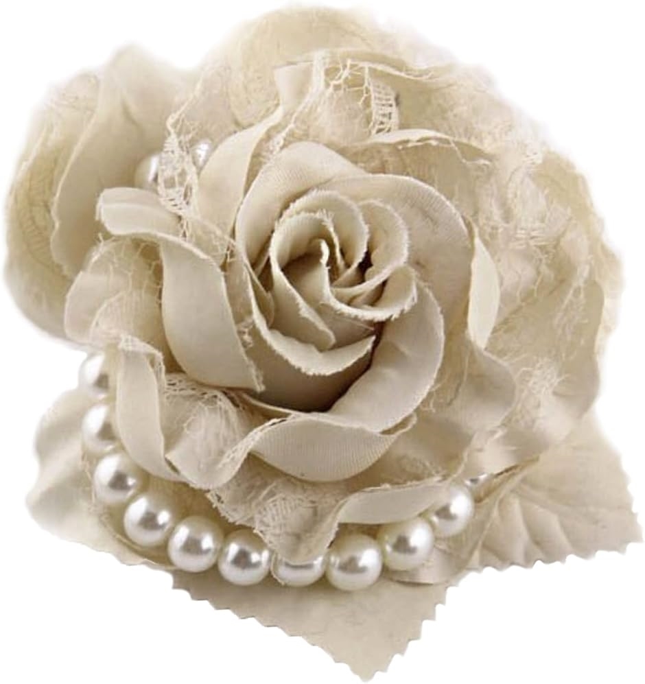 コサージュ 入学式 卒業式 卒園式 フォーマル 結婚式 スーツ 上品(ベージュ)