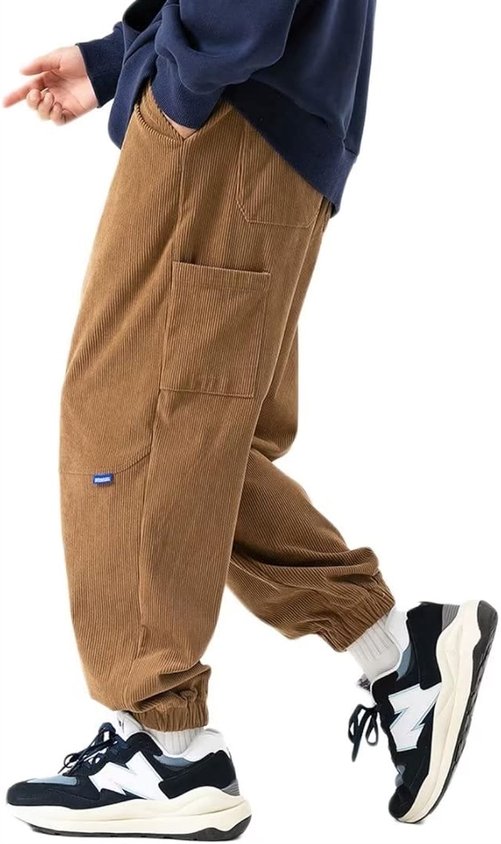 サルエルパンツ メンズ コーデュロイ ワイドパンツ ゆったり ズボン