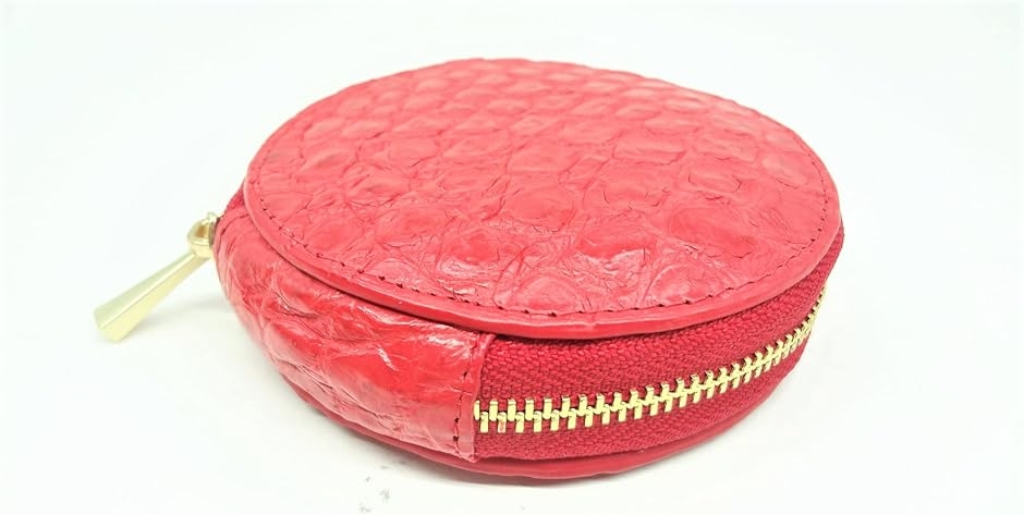 クロコダイル コインケース 丸型 レディース メンズ ファスナー