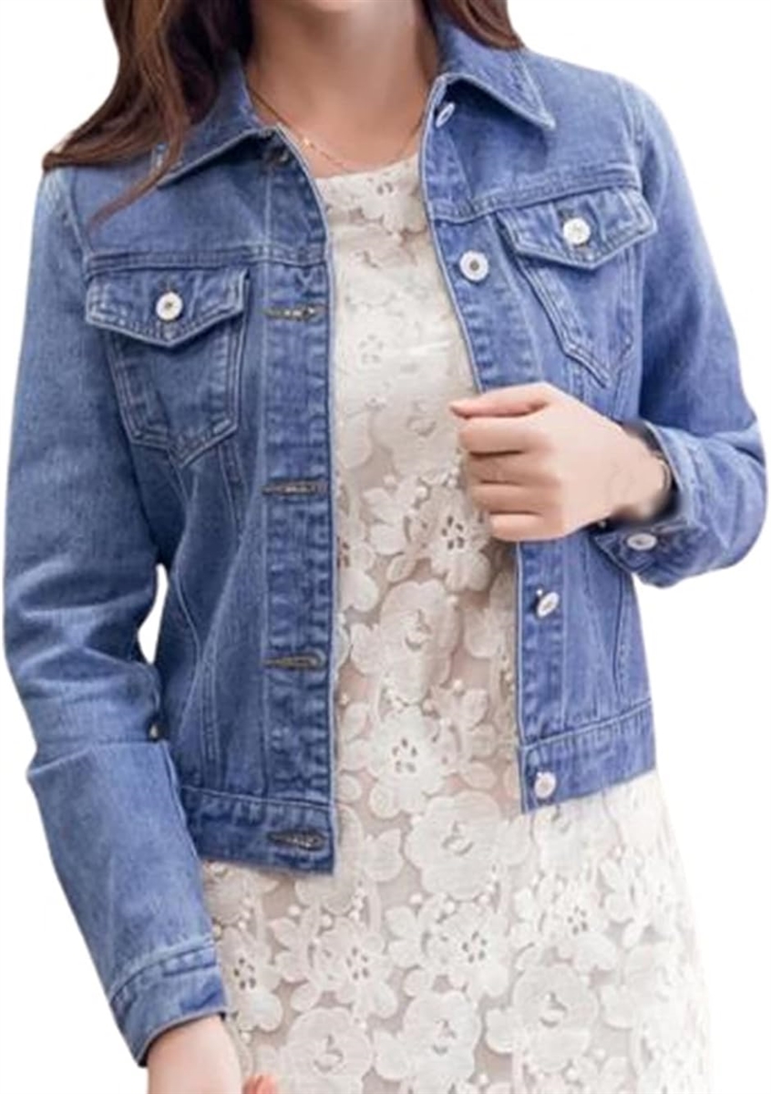 デニム ジャケット レディース ショート丈 アウター gジャン