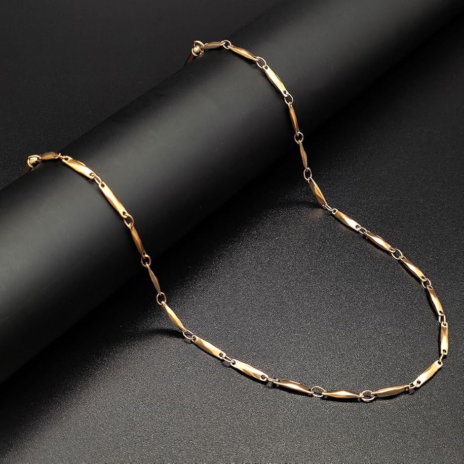 磁気ネックレス レディース おしゃれ 幅2mm 全長45cm サージカル