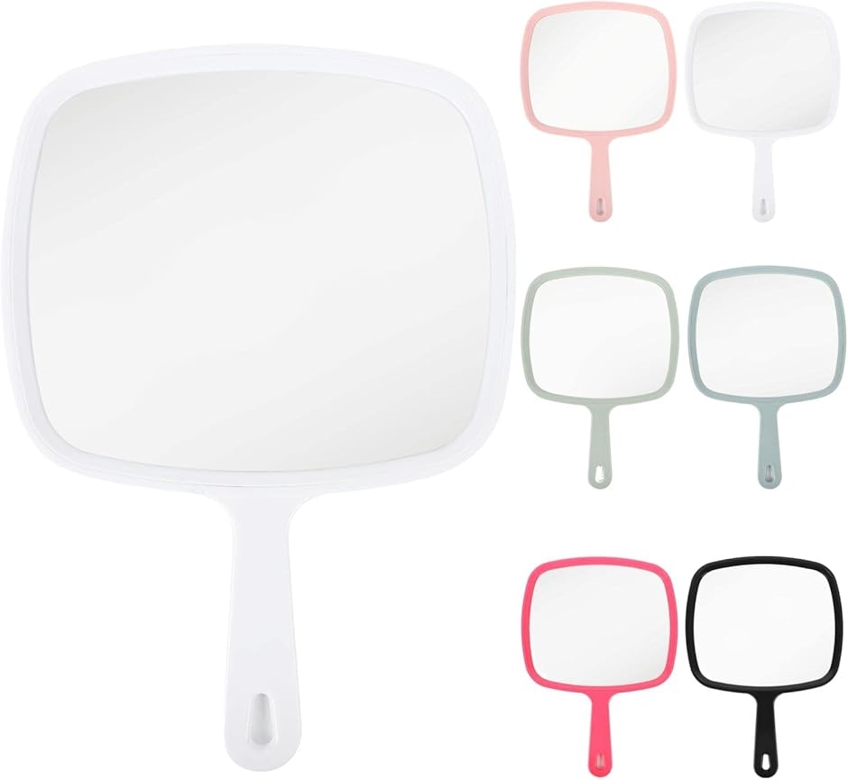 手鏡 ハンドミラー(ホワイト, Lサイズ) : REAPRI - 通販 - Yahoo