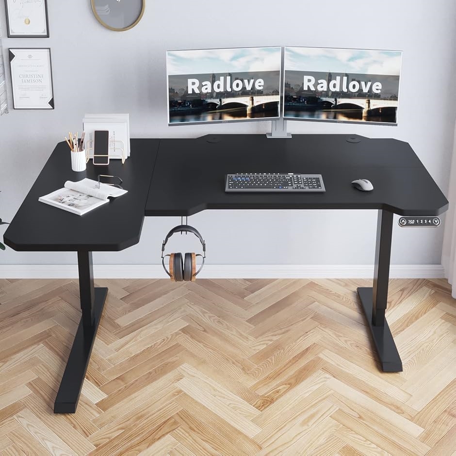 新品未開封 パソコンデスク 電動 昇降式 デスク 150 CM × 101 CM パソコンデスク 電動昇降式 幅150CMx奥行101CM 電動式 ゲーミング