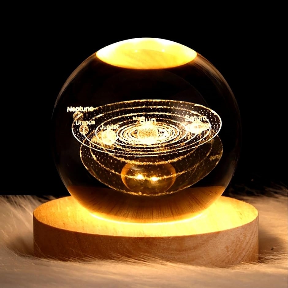テーブルランプ ナイトライト 月 宇宙 授乳ライト ベッドサイドランプ 間接照明 LEDライト USB充電 太陽系