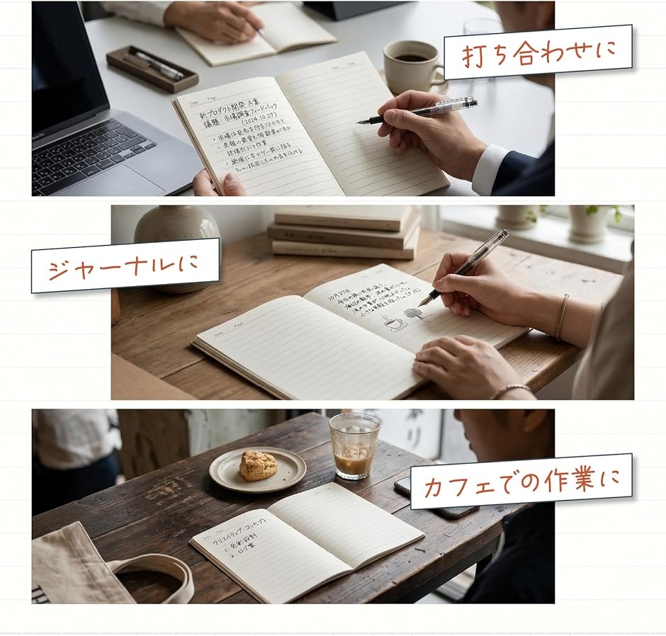 ノート A5 無地 セット おしゃれ 横罫 まとめ買い 80ページ 40枚 (30冊