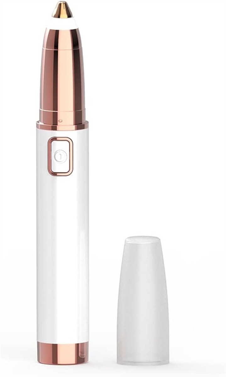 眉毛シェーバー レディースシェーバー 女性用シェーバー 電動シェーバー USB充電式 MDM(White)