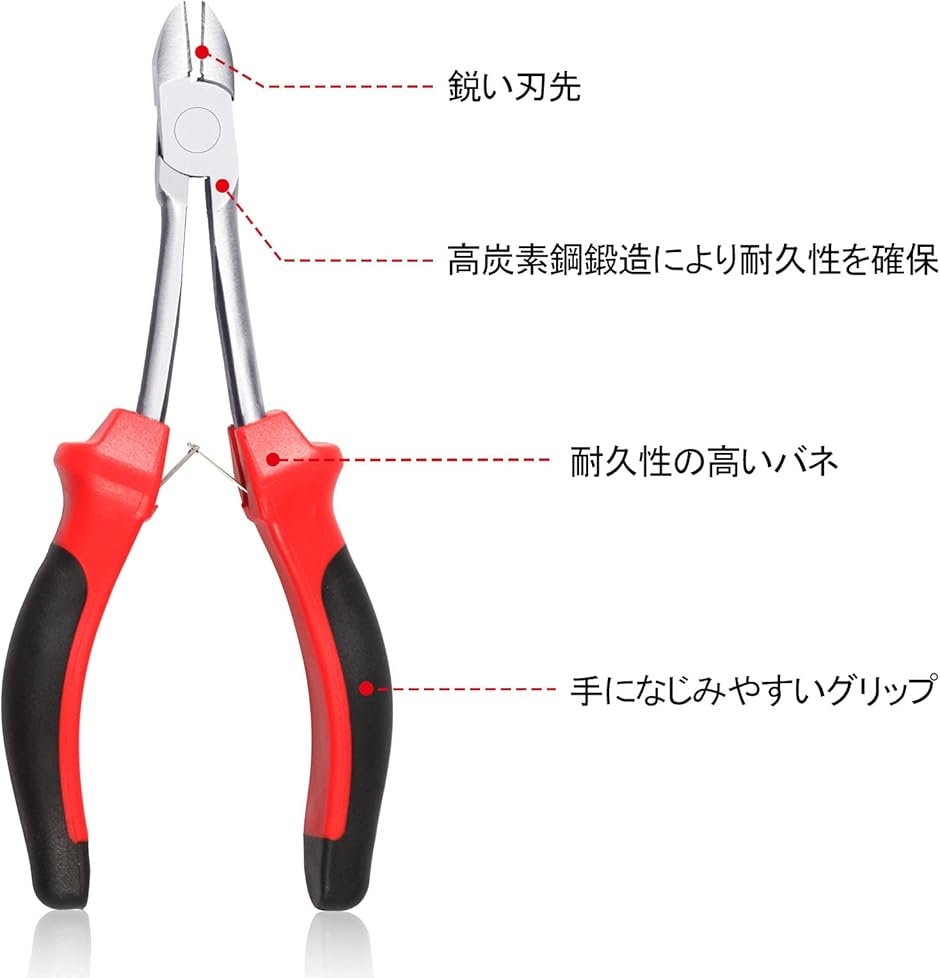 SPEEDWOX ミニロングニッパー ロングリーチ ワイヤーカッター 小型