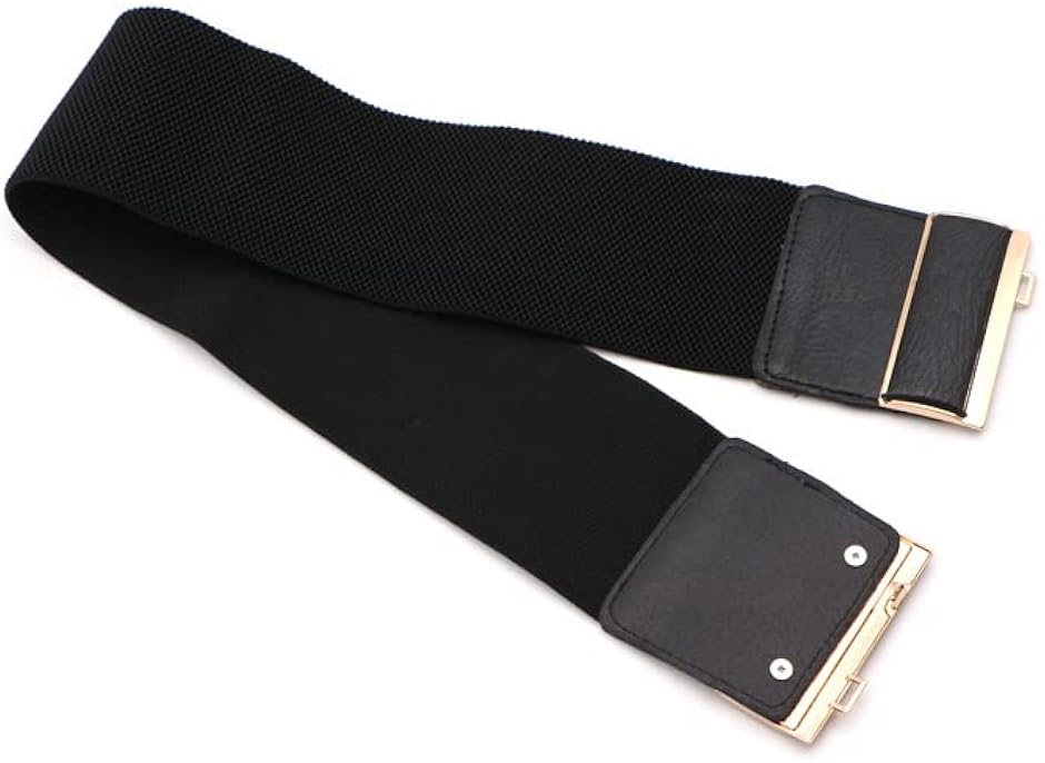 ゴムベルト ウエストベルト 太ベルト 幅広ベル...の詳細画像1