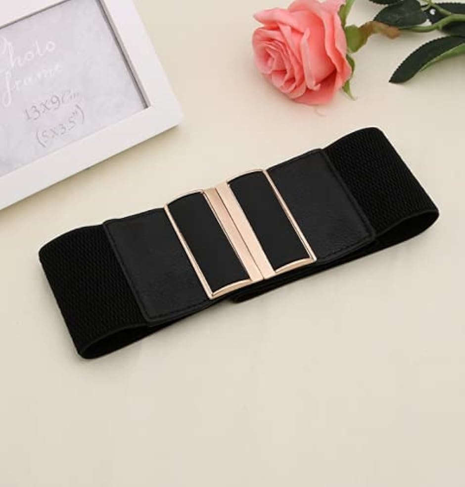 ゴムベルト ウエストベルト 太ベルト 幅広ベル...の詳細画像2