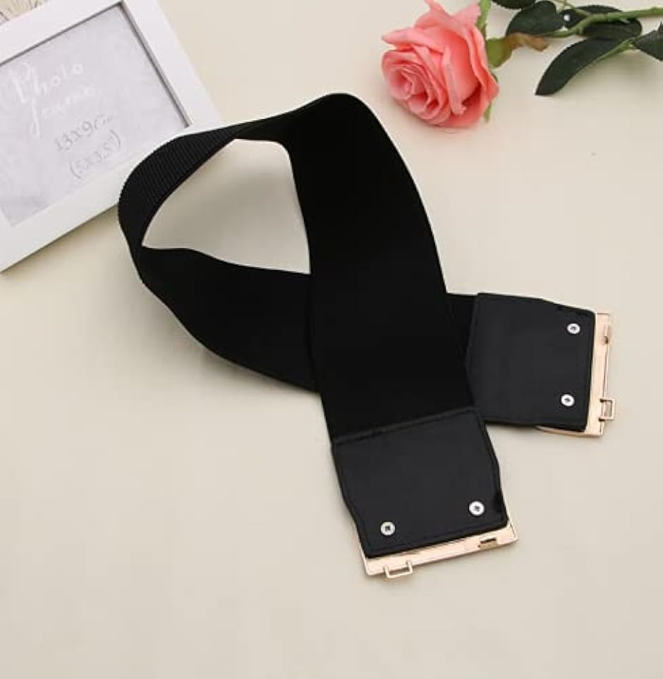 ゴムベルト ウエストベルト 太ベルト 幅広ベル...の詳細画像4