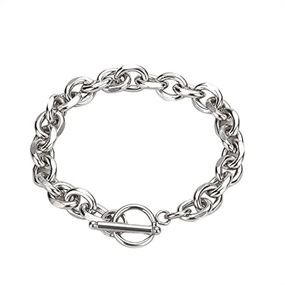 ブレスレット お洒落 人気デザイン メンズ レディース アクセサリー 鎖 フォルテ ステンレス チェーン シンプル(18cm)