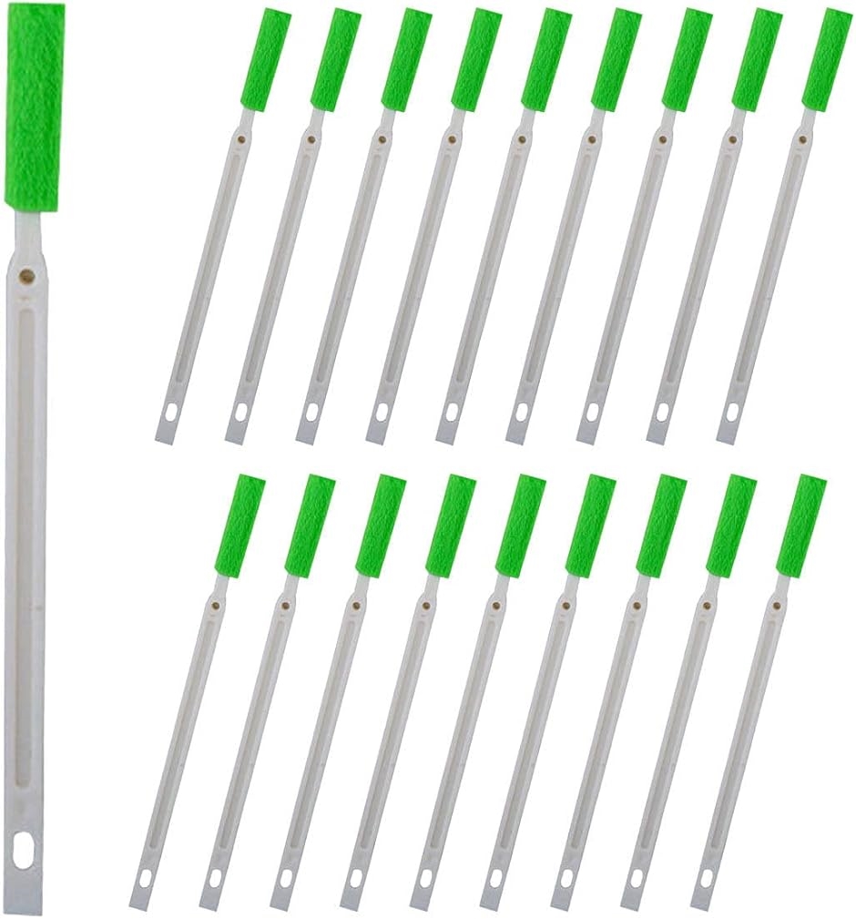 すきまブラシ キッチン掃除 スポンジスティック 隙間掃除 水筒 排水溝 スポンジブラシ 18本セット(スポンジブラシ 18本セット)