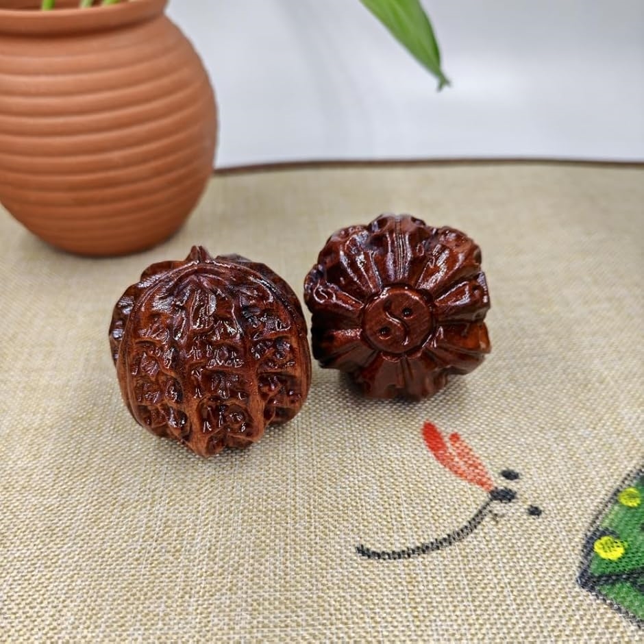 銅 細工 くるみの 健康ボールお 茶道具 装飾品 工芸品 置物 健身球 健康球 健康ボール 脳活ボール トレーニング器具 2個セット