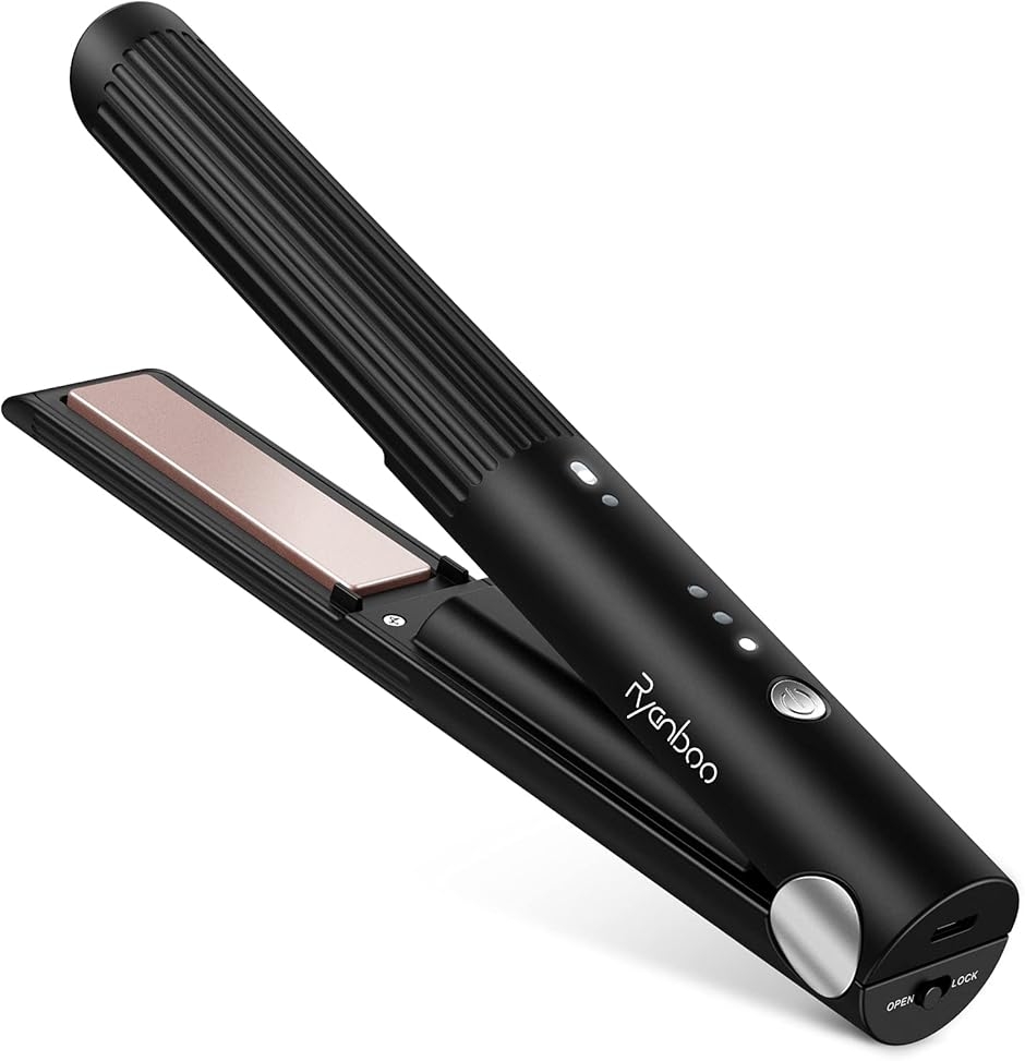 コードレスヘアアイロン USB充電式ヘアアイロン ミニヘアアイロン