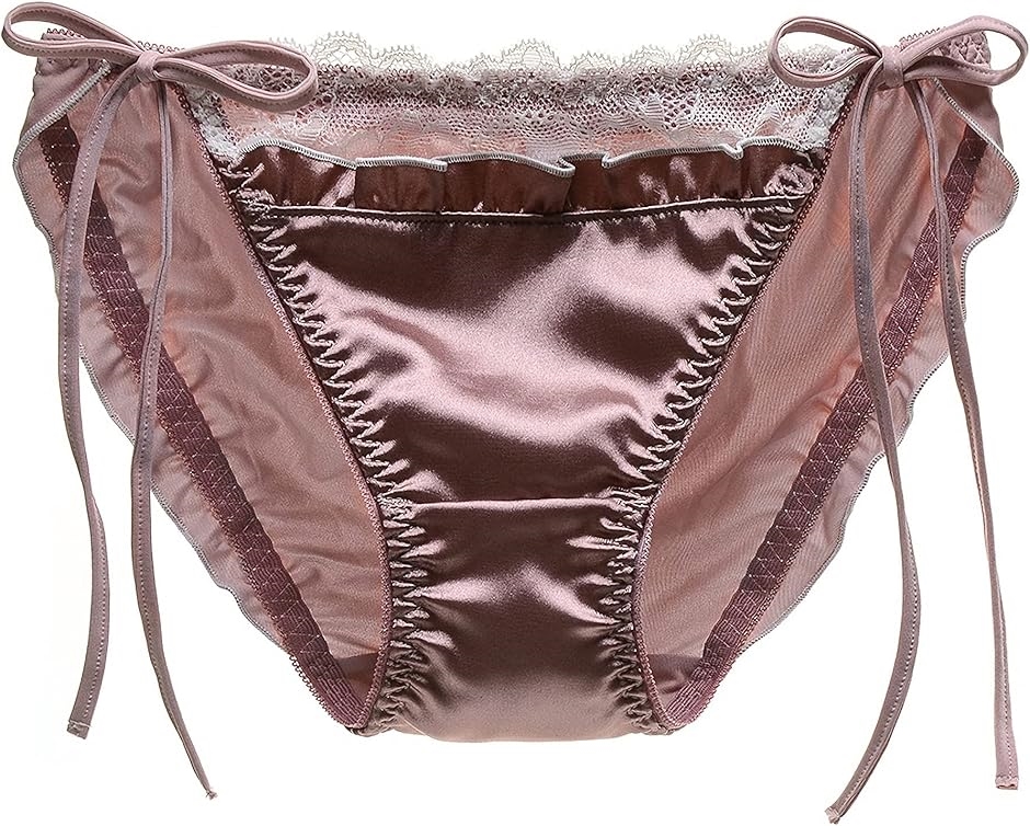 【4L】希少SatinTie-side紐パン5色SET新品 Plus Size Satin Tie-side Panty (Pink) | サテン 紐パン (ピンク