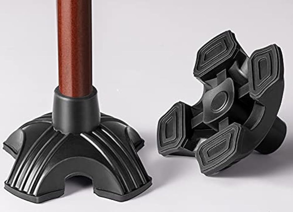 杖先ゴム つえ ステッキ 介護 安定 替えゴム 滑り止めゴム 4本足 19mm