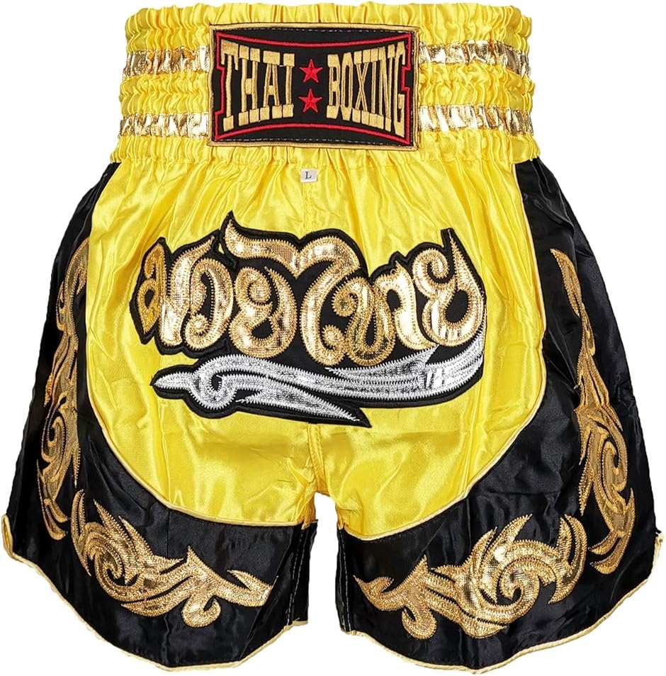 SINGHA スーパーボン ムエタイキックパンツ ブアカーオ ムエタイ キックパンツ Banchamek Fight Gear black
