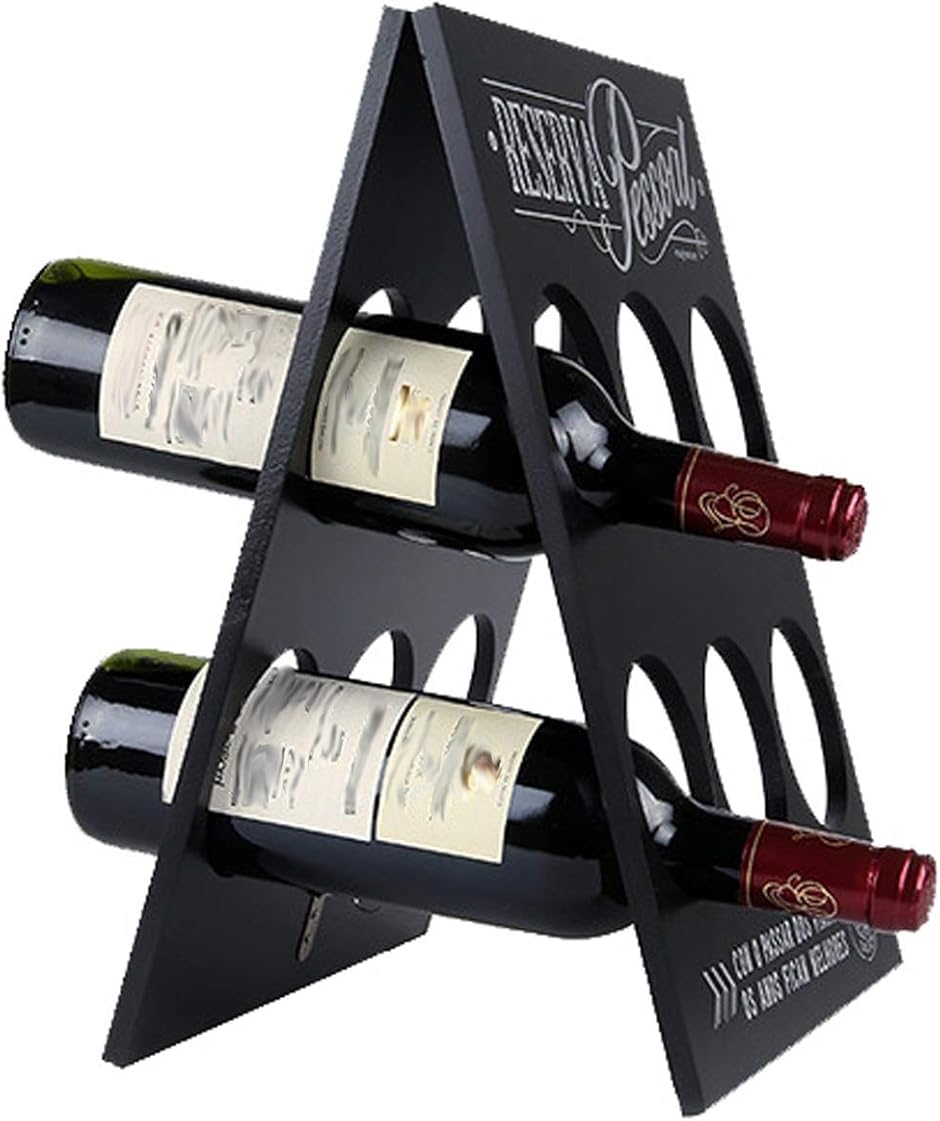 アンティーク ワインホルダー ワインラック 木製 折りたたみ 6本収納