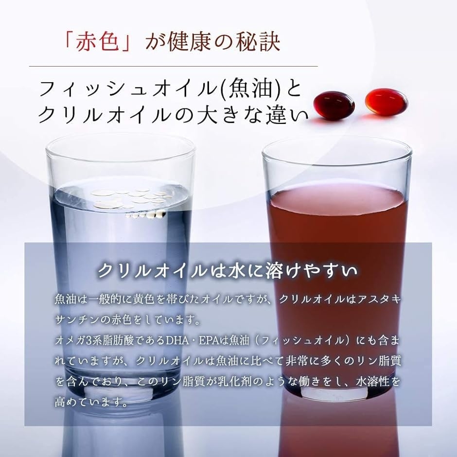 1000mg オメガ３脂肪酸 南極オキアミ クリルオイル サプリメント 90カプセル 30日分 2袋 (90個 (x 2))の画像