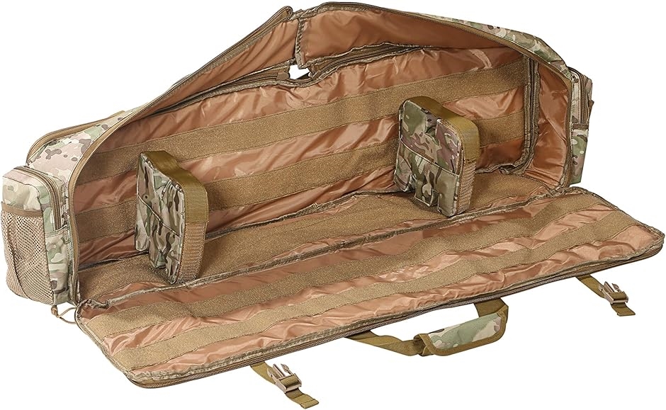 ガンケース 大容量 W100cm 2本 2丁 収納 ライフル ソフト サバゲー