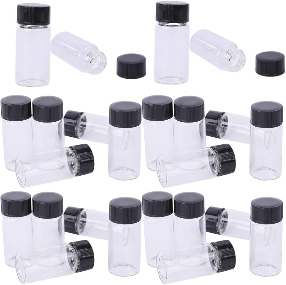 アロマオイル 5ml 50本 エッセンシャルオイル オイルボトル 瓶 ミニ
