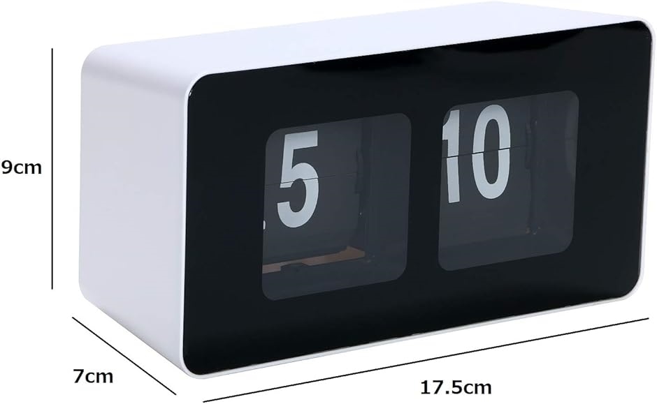 レトロポップ　ドラム式時計　デジタルクロック　置き時計　パタパタ　スペースエイジ レトロポップ デジタル時計 置き時計 パタパタ時計風 スペースエイジの