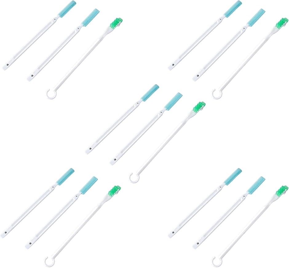 掃除 スティック ブラシ 15本セット マイクロファイバー 洗浄 食器 水筒 弁当箱 サッシ 排水溝 キッチン