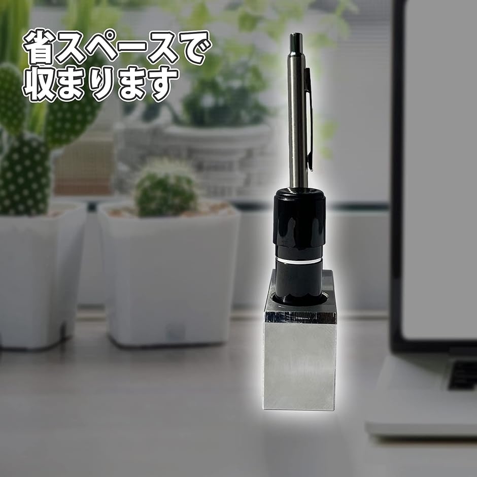 金属製 印鑑スタンド ペンたて 印鑑立て お洒落 ペンスタンド