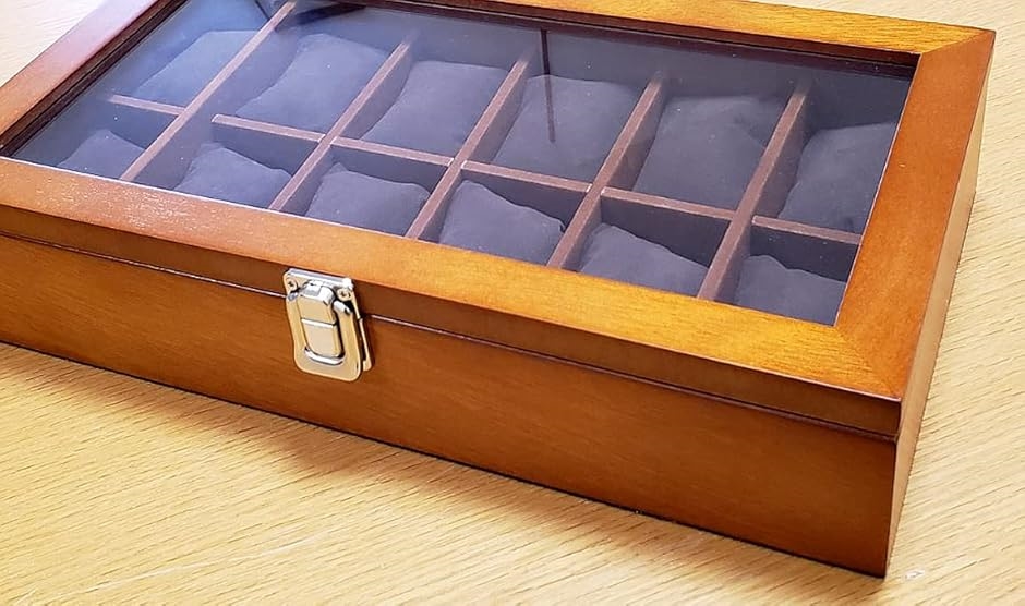 Amazon.co.jp: 腕時計ケース 5本 無垢材 時計ボックス 木製