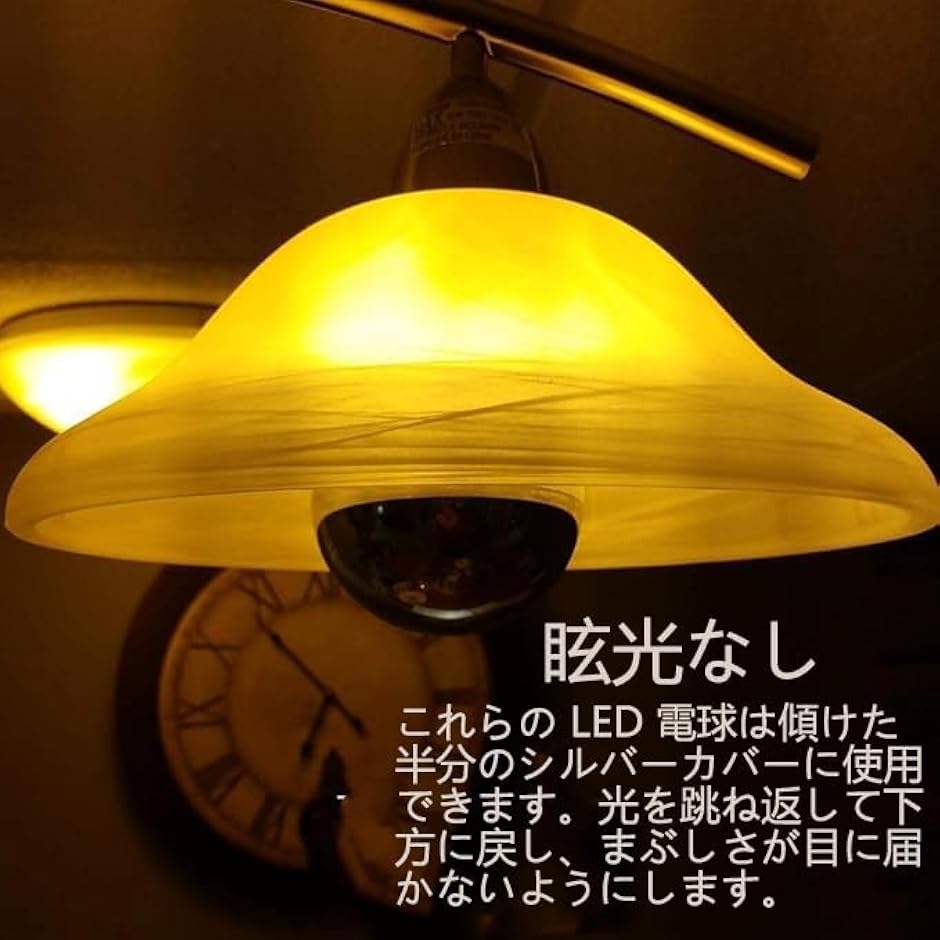 KY LEE メタル LEDシルバーボールランプ 8W フィラメントLED電球