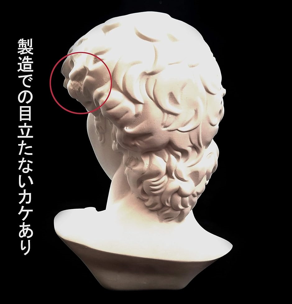 自宅が美術館 石膏像風 人物像 シリーズ 割れにくい カケにくい 硬質
