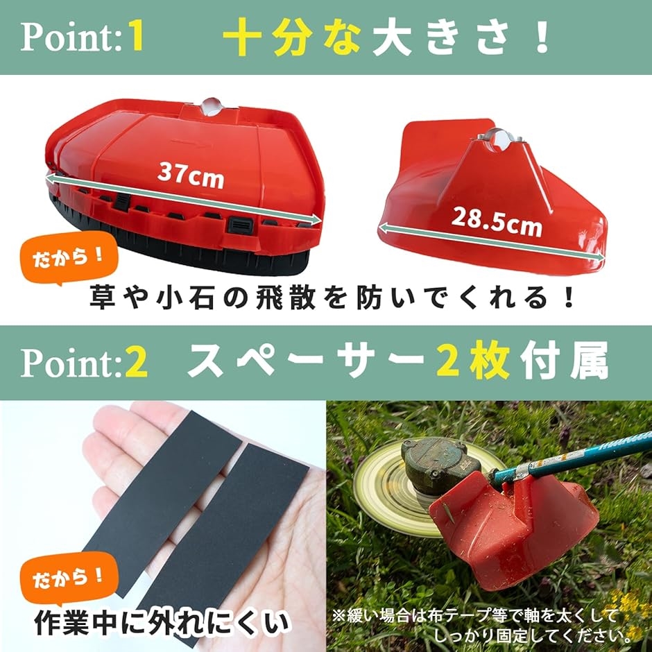 【互換品】草刈り機 カバー 飛散防止カバー 刈...の詳細画像3