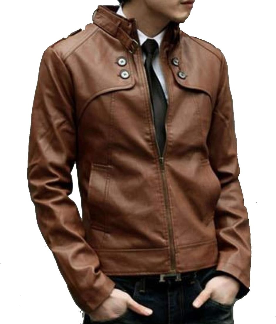 【新品未使用】WPKDS 本革 シングルレザージャケット XL BROWN ライダース ジャケット シングル ビンテージ レザー メンズ 服