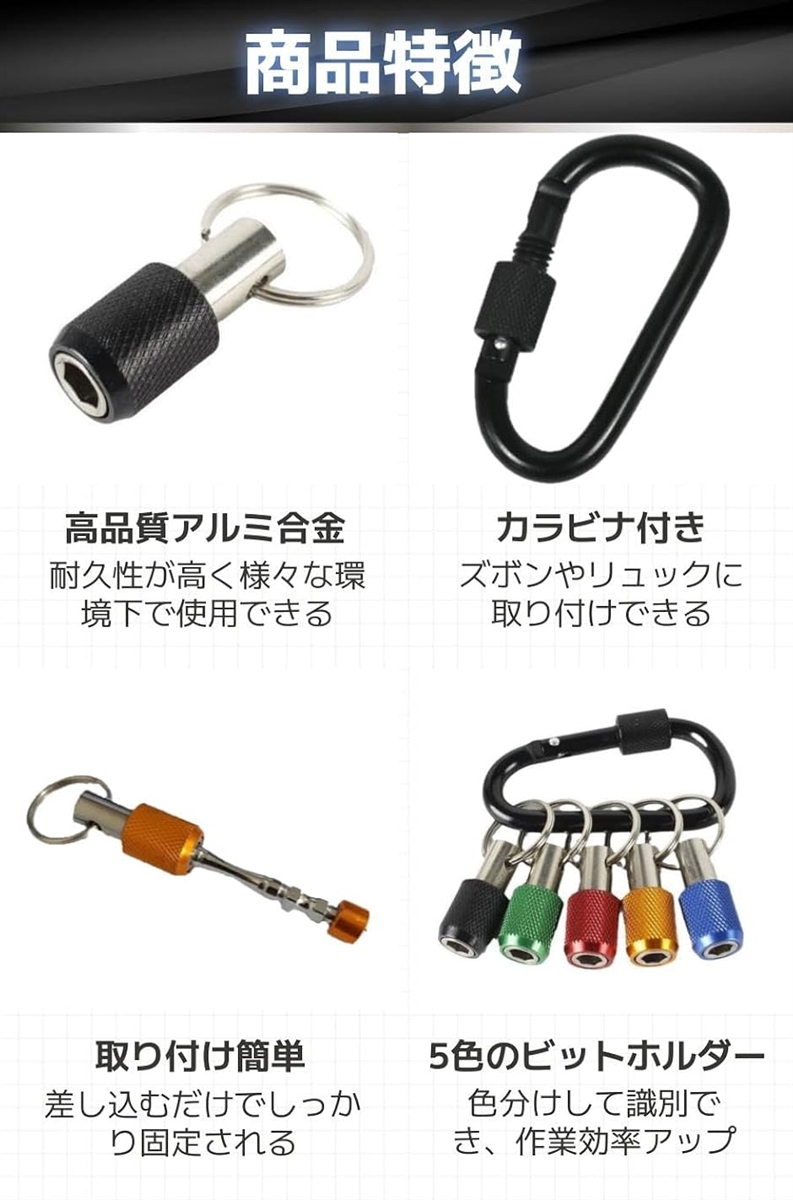 ハンドメイド 脱着式 ビットホルダー付きプレート Amazon.co.jp: 12個