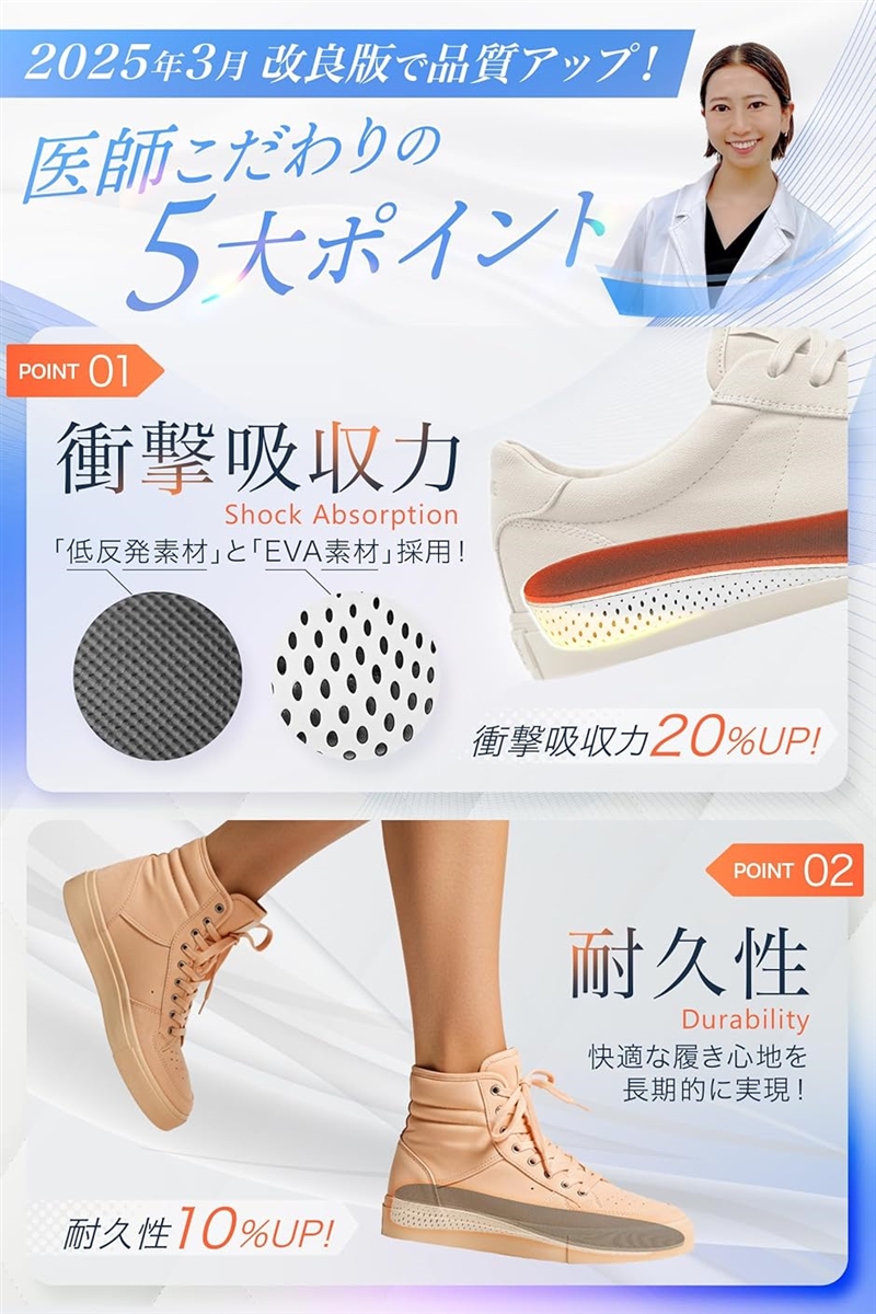 シークレットインソール 身長アップ 低反発 中...の詳細画像2