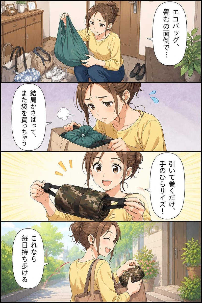エコバッグ 折畳み 大容量 コンパクト 買い物...の詳細画像3